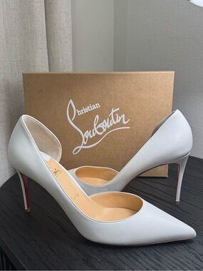 Christian Louboutin Iriza 85 Nappa White 41